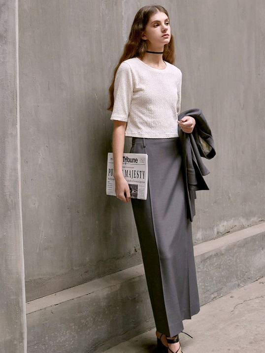 Tailored Long Skirt_GR
