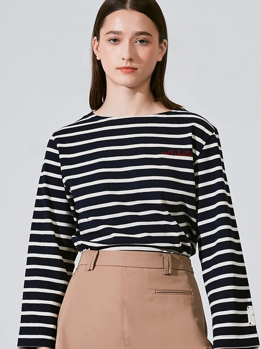 striped long sleeve t-shirt _NV
